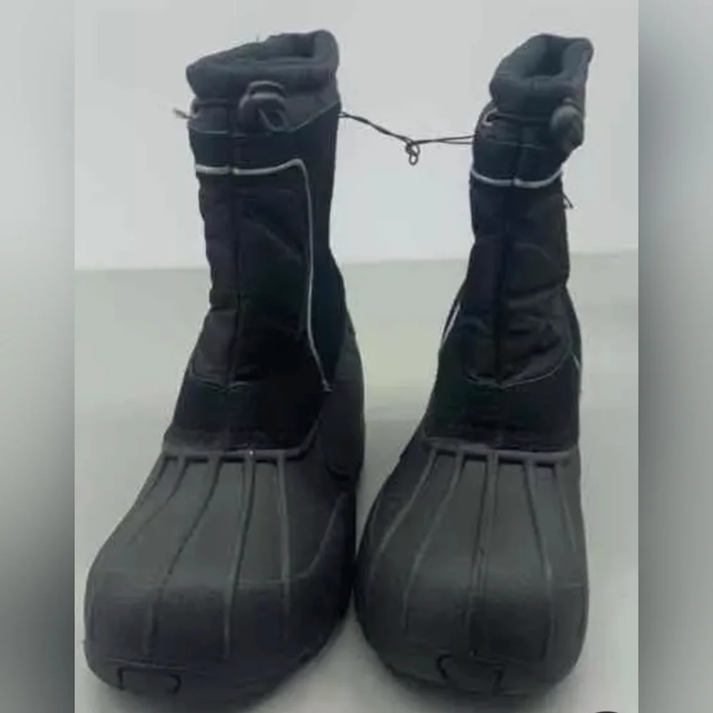 Sporto Black Winter Snow Boots Youth Boys/Girls Size XL(6-7) NWT MSRP $55